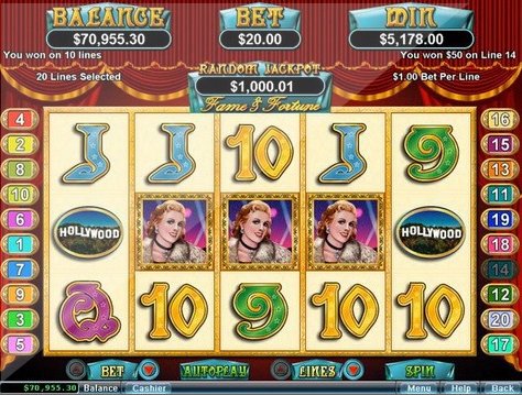 Fame and Fortune - $10 No Deposit Casino Bonus